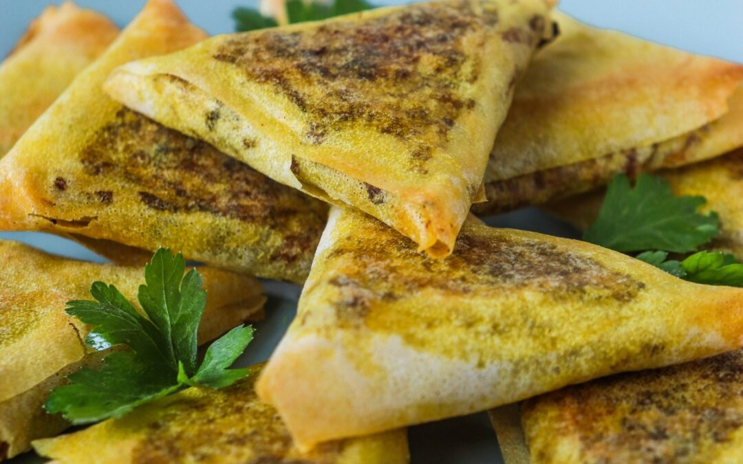 Chamuças de Atum e Legumes