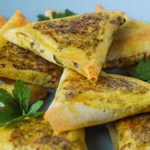 Chamuças de Atum e Legumes
