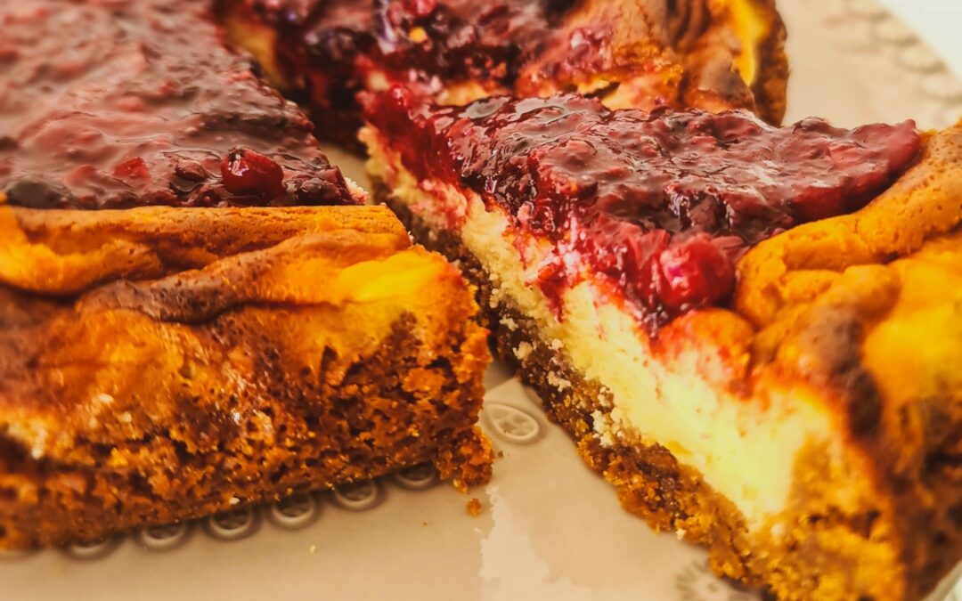 Cheesecake no forno