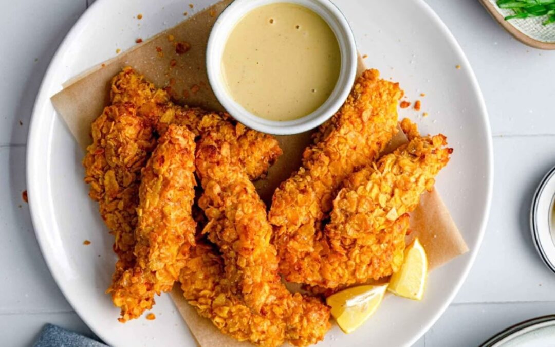 Frango com corn flakes