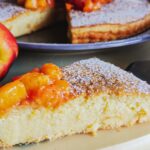 Tarte de iogurte com pêssego