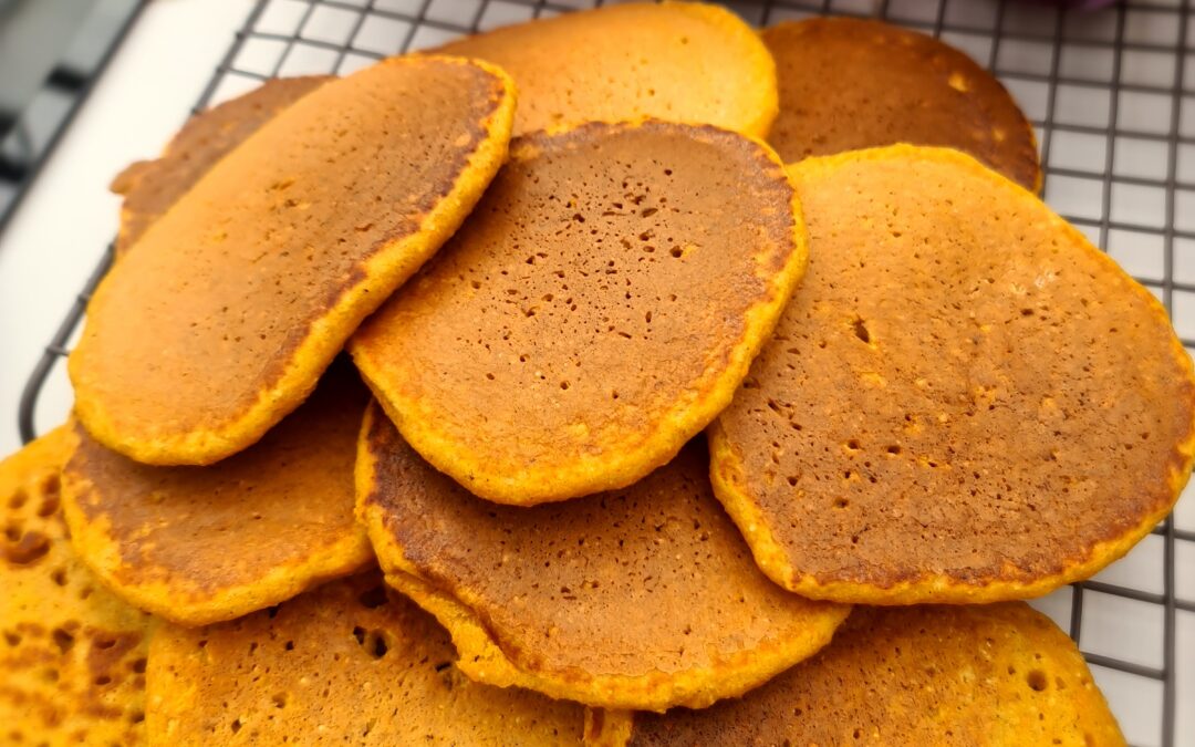 Receita Cozinha Quanto Basta - panquecas de cenoura e aveia