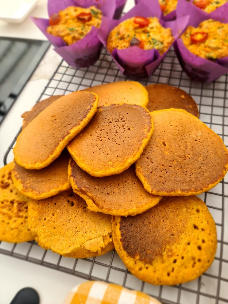 Receita Cozinha Quanto Basta - panquecas de cenoura e aveia