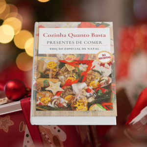 Capa do e-book Presentes de Comer – Edição Especial de Natal, com 50 receitas