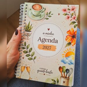 A minha Agenda 2027 Cozinha Quanto Basta, foto real da capa